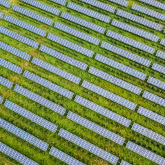 image of panels in a field
