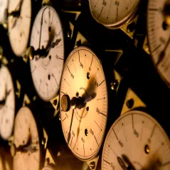 image of small clocks
