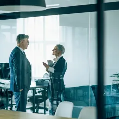 image of two men in the office