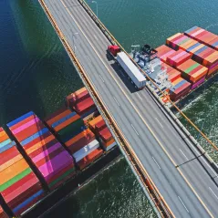 image of a bridge and water
