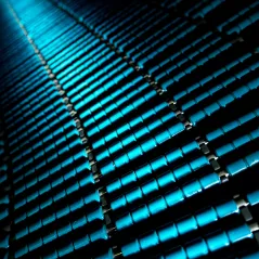 image of blue spiral