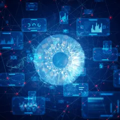 image of eye and boxes