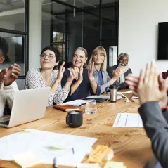 image of staff meeting