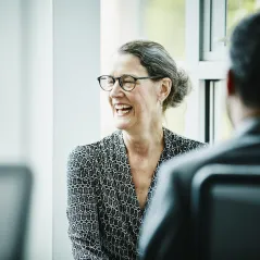 image of woman laughing