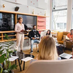 image of a training class