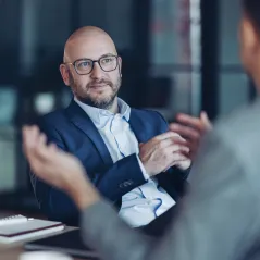 Business Conversation Taking Place in the Workplace