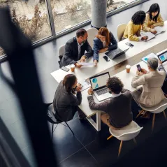 image of a group discussion
